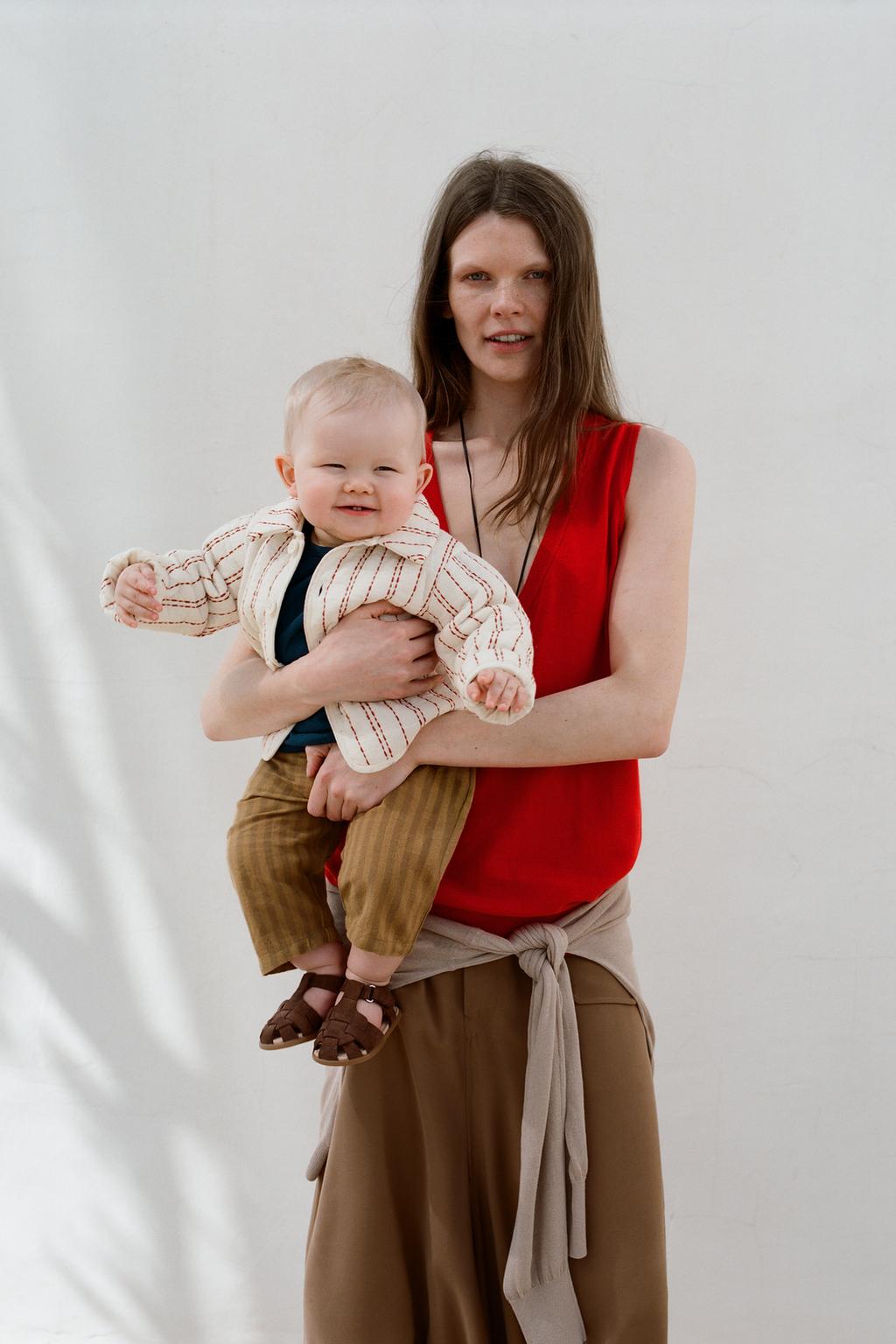 СТЕГАНАЯ КУРТКА В ПОЛОСКУ