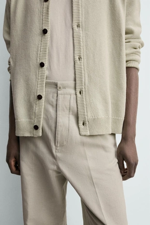 Брюки Straight Fit из конопли и хлопка- Заказать в России