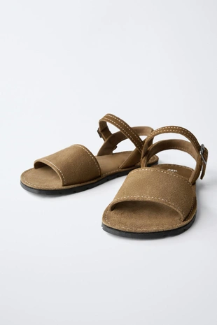 Кожаные сандалии- Заказать в России