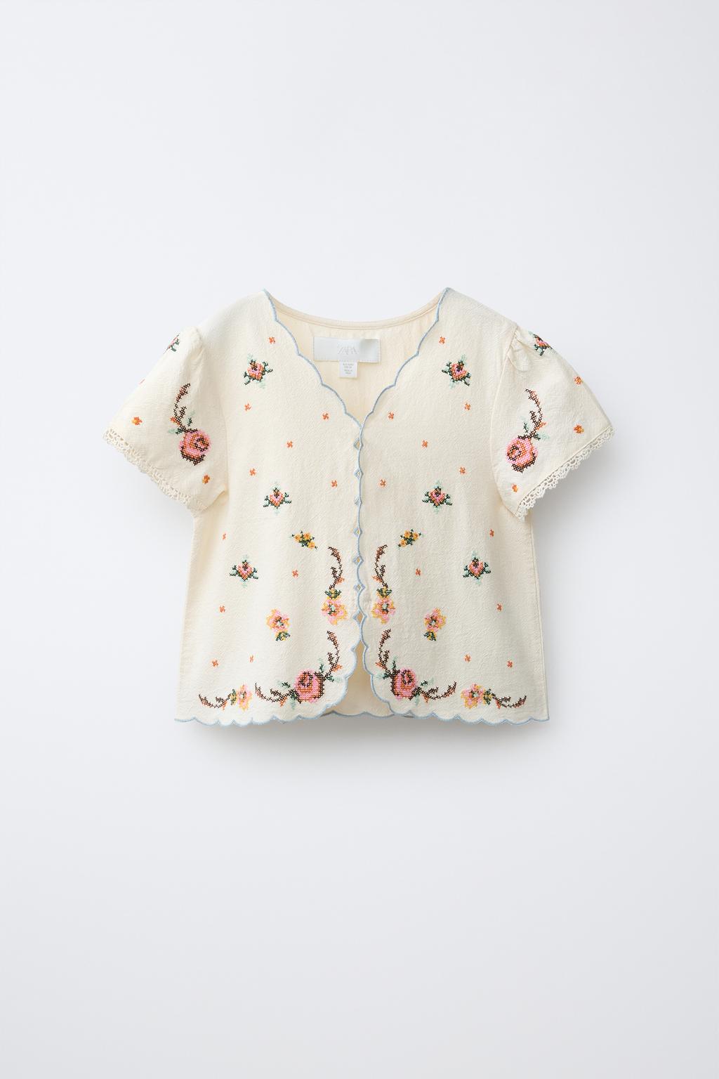 БЛУЗА С ВЫШИВКОЙ