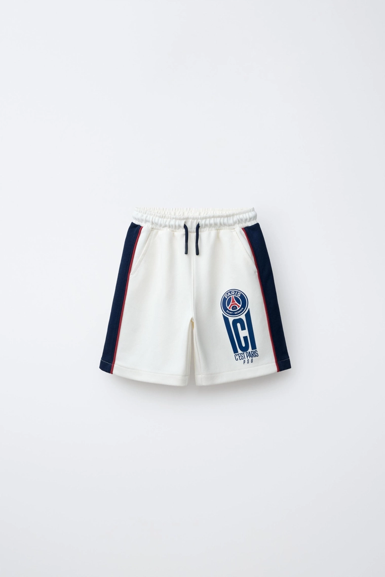 Бермуды с принтом psg для детей 6-14 лет