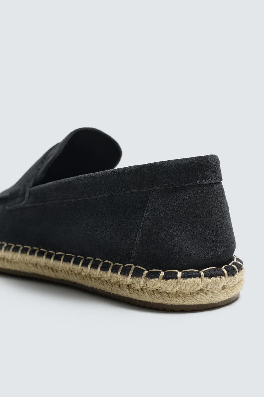 КОЖАНЫЕ ЭСПАДРИЛЬИ С ДЕКОРАТИВНОЙ НАКЛАДКОЙ