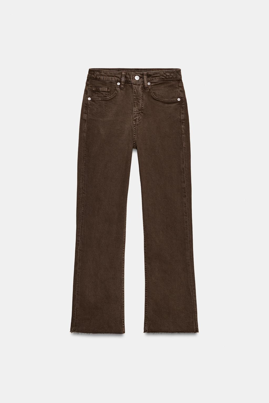 ДЖИНСЫ TRF CROPPED FLARE С ВЫСОКОЙ ПОСАДКОЙ