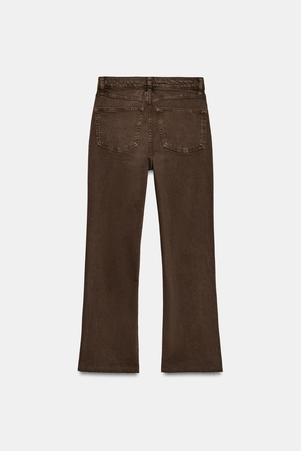 ДЖИНСЫ TRF CROPPED FLARE С ВЫСОКОЙ ПОСАДКОЙ