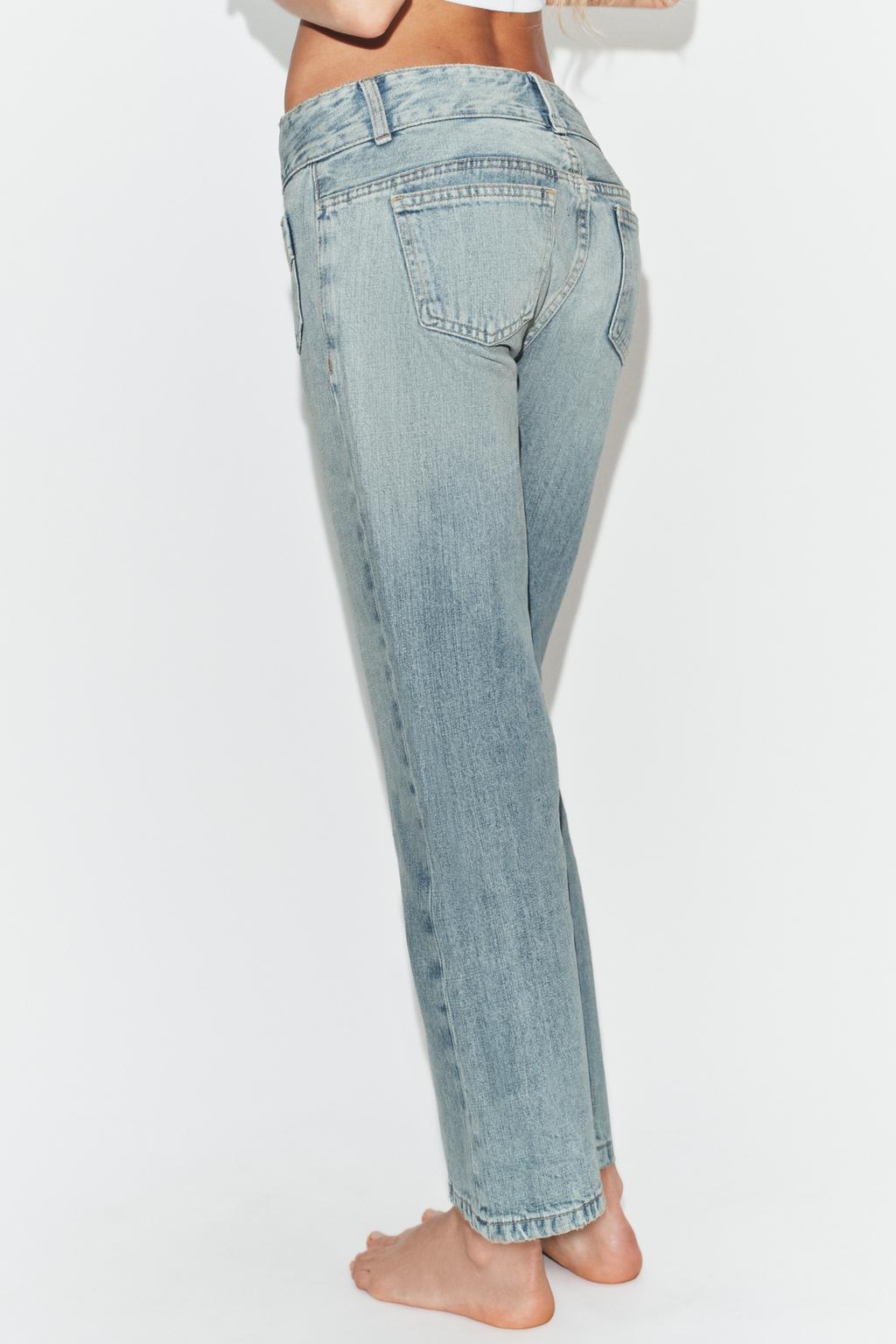 ДЖИНСЫ TRF С НИЗКОЙ ПОСАДКОЙ И КАРМАНАМИ