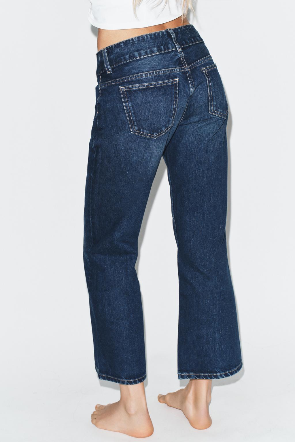 ДЖИНСЫ TRF С НИЗКОЙ ПОСАДКОЙ И КАРМАНАМИ