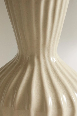 Маленькая эмалированная полосатая керамическая ваза- Заказать в России