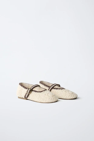 Балетки вязаные крючком- Заказать в России