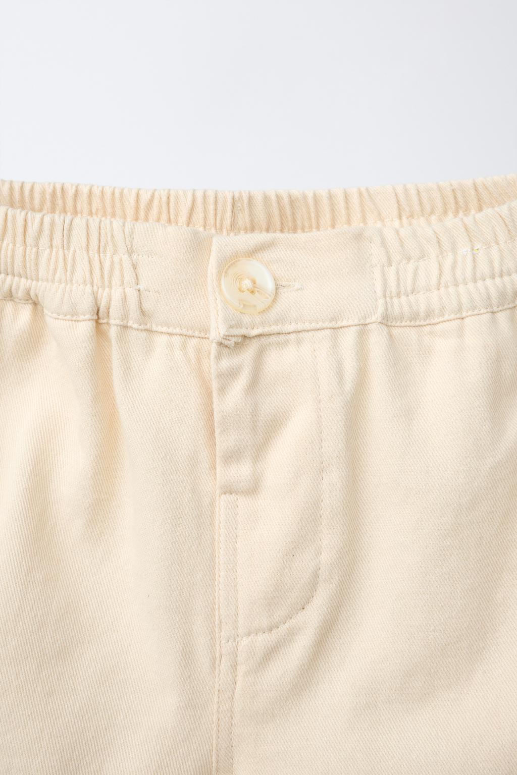 ШОРТЫ-БЕРМУДЫ С ВЫШИВКОЙ