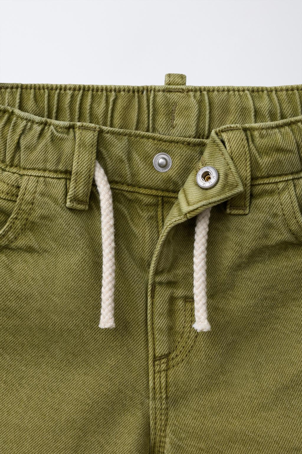 БЕРМУДЫ ИЗ САРЖИ В КЛЕТКУ С КАРМАНАМИ