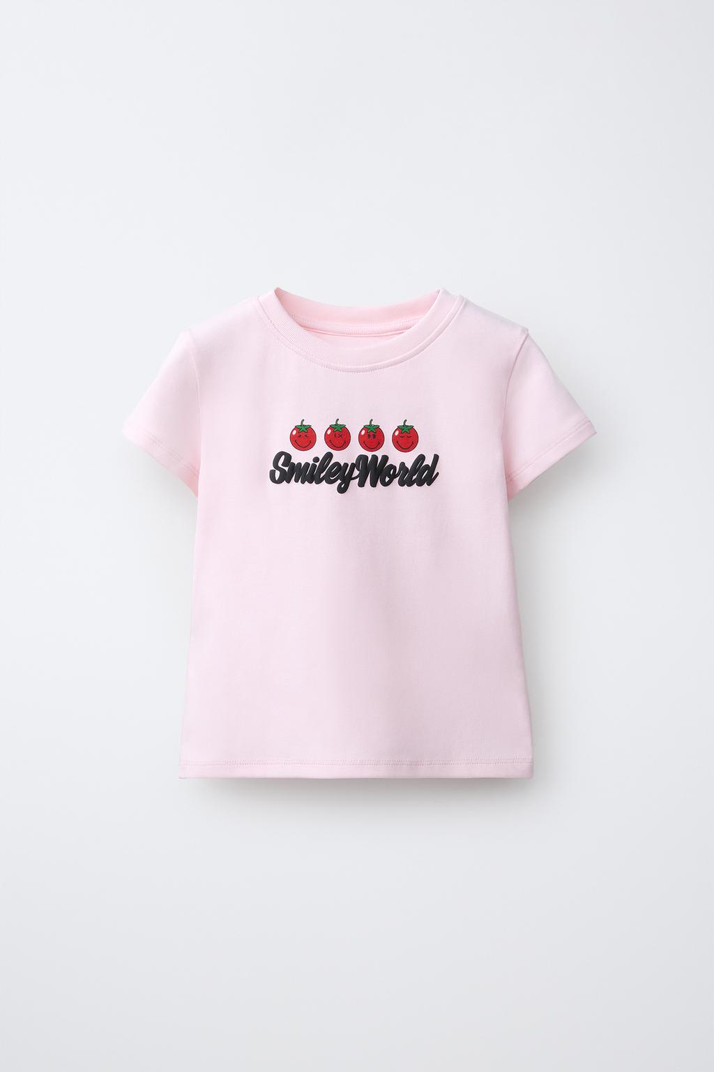 ФУТБОЛКА С ПРИНТОМ «ТОМАТ СМАЙЛИК»®