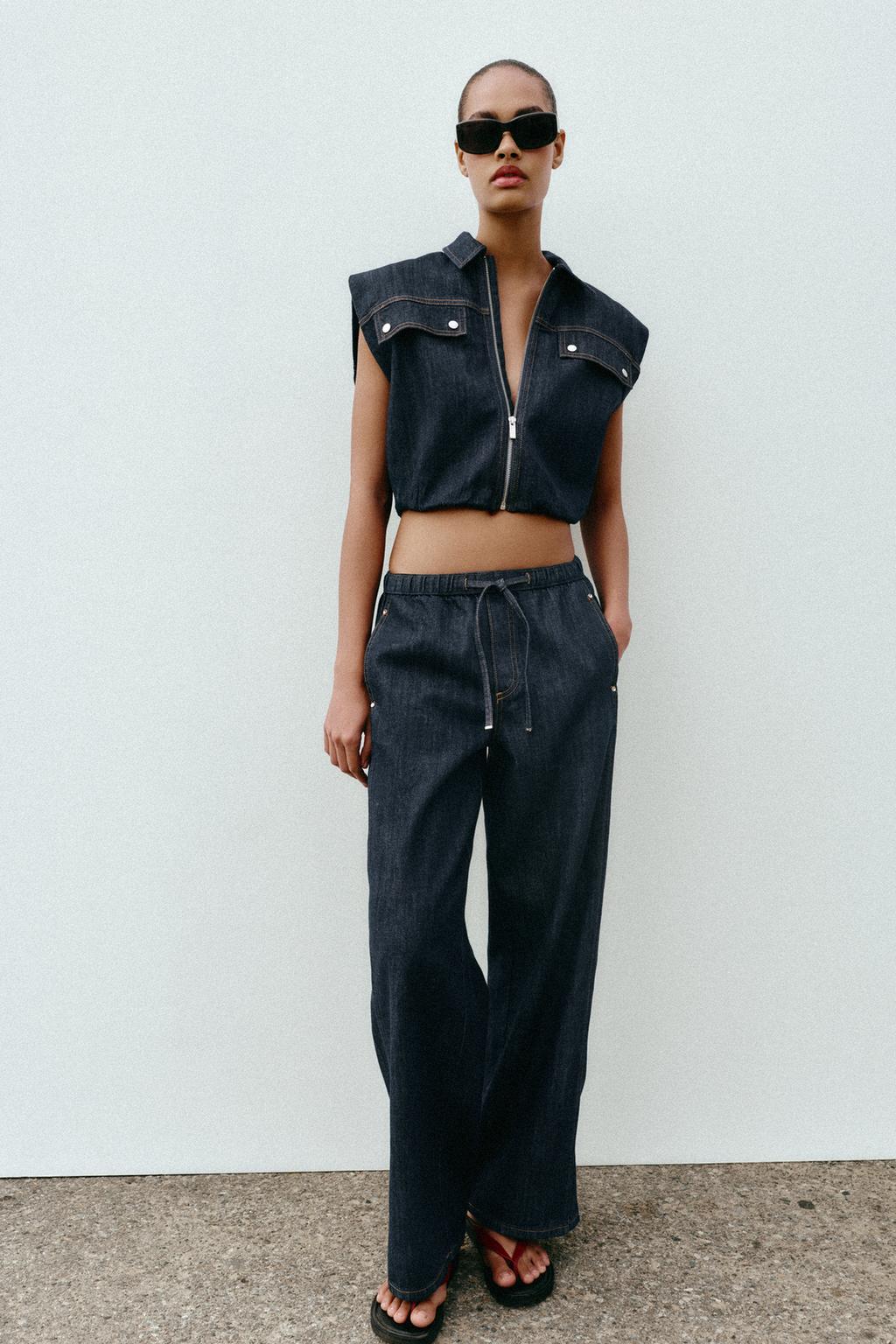 ДЖИНСЫ Z1975 JOGGER WIDE LEG СО СРЕДНЕЙ ПОСАДКОЙ