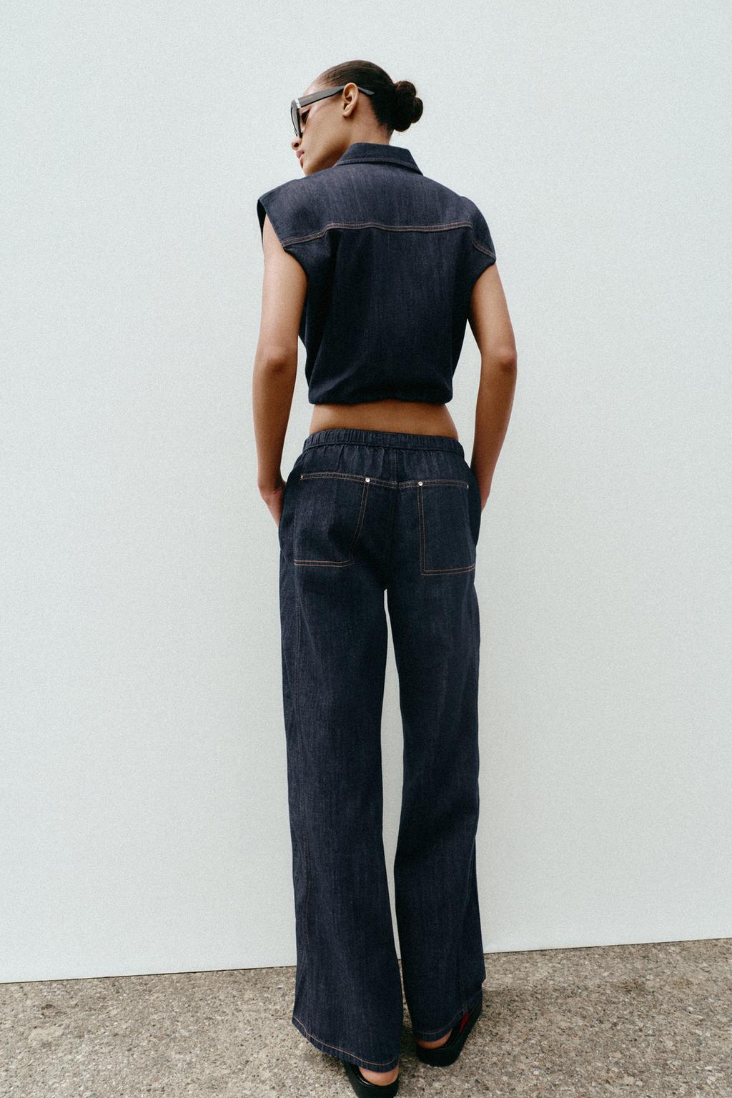 ДЖИНСЫ Z1975 JOGGER WIDE LEG СО СРЕДНЕЙ ПОСАДКОЙ