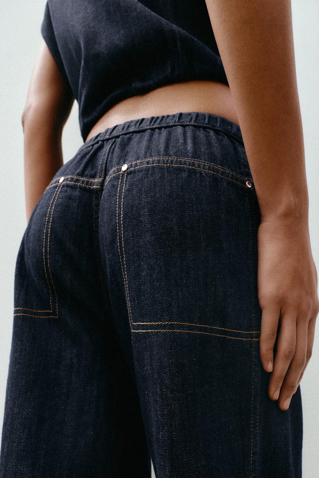 ДЖИНСЫ Z1975 JOGGER WIDE LEG СО СРЕДНЕЙ ПОСАДКОЙ