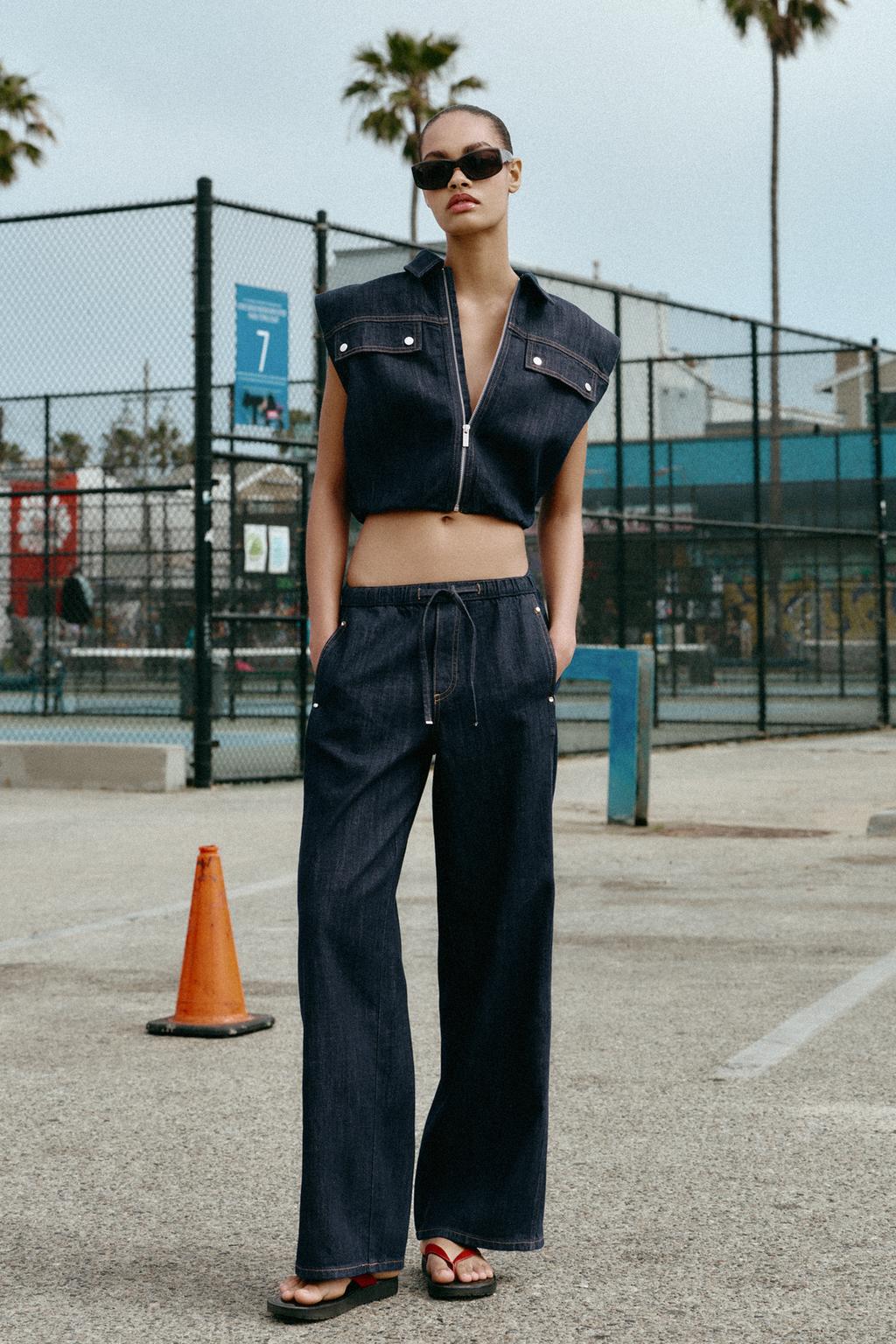 ДЖИНСЫ Z1975 JOGGER WIDE LEG СО СРЕДНЕЙ ПОСАДКОЙ