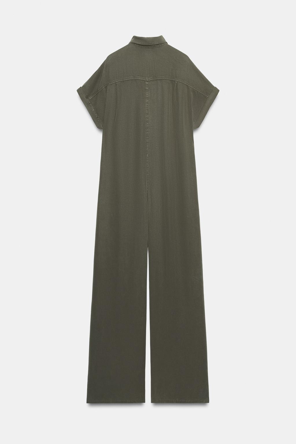 КОМБИНЕЗОН ИЗ ЛИОЦЕЛЛА С КОРОТКИМИ РУКАВАМИ