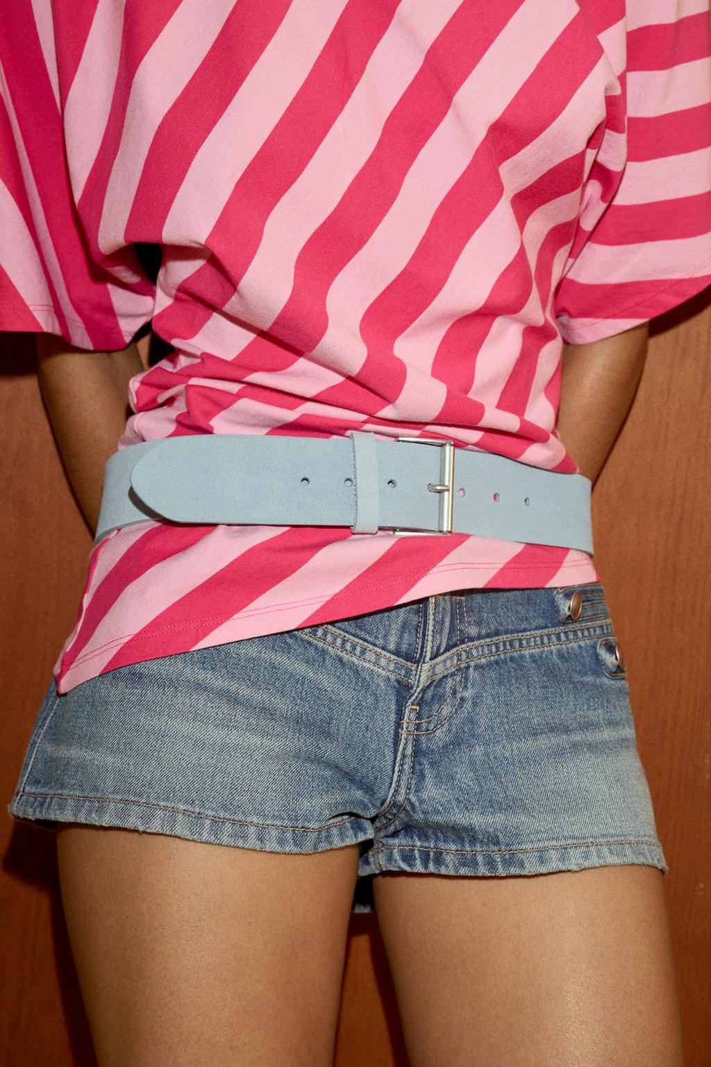 ОДНОТОННЫЙ РЕМЕНЬ ИЗ 100% КОЖИ