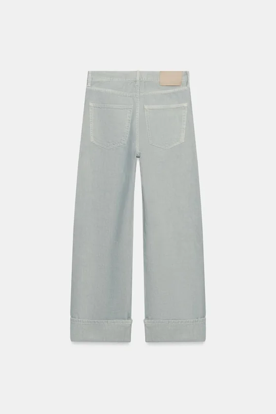 ДЖИНСЫ Багги СО СРЕДНЕЙ ПОСАДКОЙ — коллекция Zara «ZW»