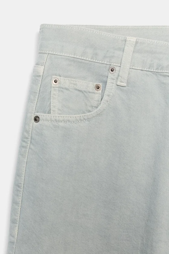 ДЖИНСЫ Багги СО СРЕДНЕЙ ПОСАДКОЙ — коллекция Zara «ZW»