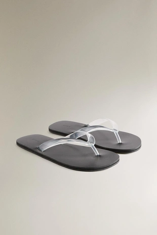 Купить Zara Сандалии с прозрачными ремешками