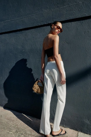 Брюки Flare с боковыми швами- Заказать в России