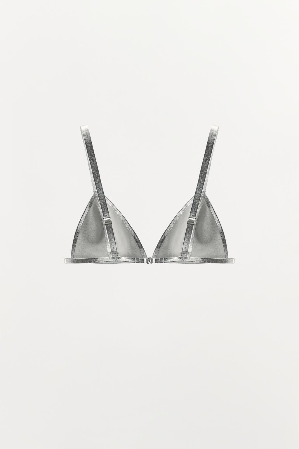 БЮСТГАЛЬТЕР МЕТАЛЛИК ИЗ 100% КОЖИ