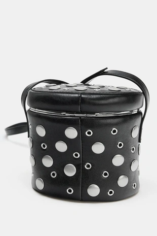 Сумка-кейс с заклепками- Заказать в России