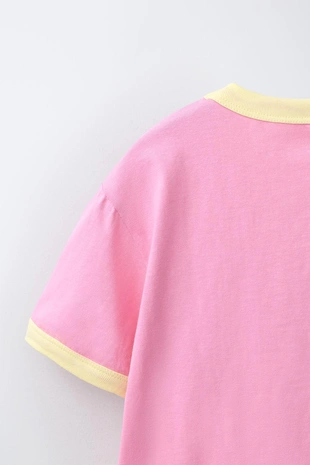 Футболка с контрастной надписью