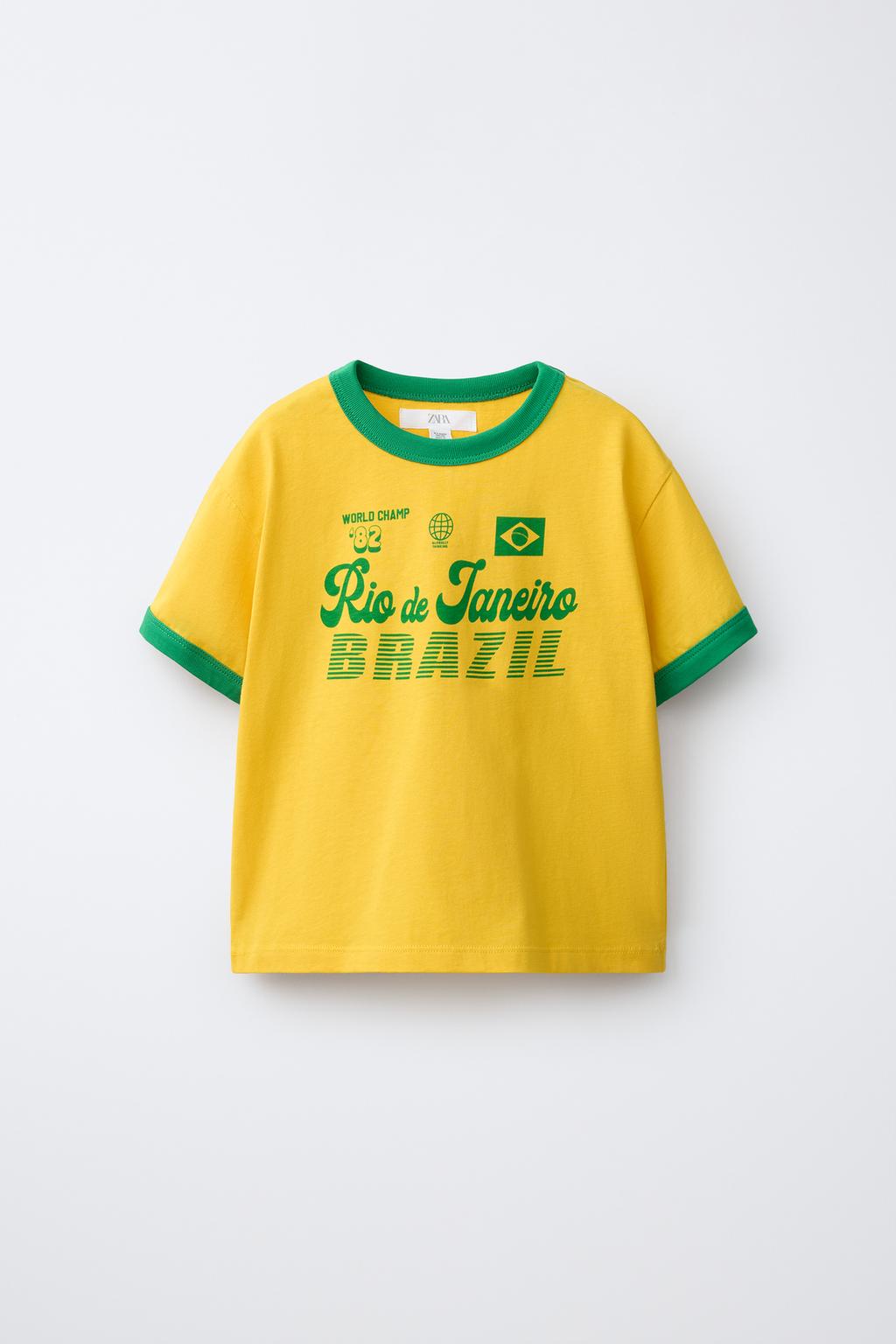 ФУТБОЛКА С КОНТРАСТНЫМ ТЕКСТОМ