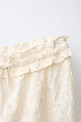 Брюки-бомбашки с вышивкой- Заказать в России