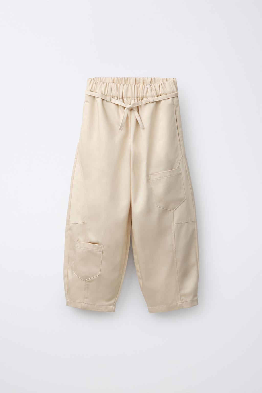 БРЮКИ BARREL С КАРМАНАМИ