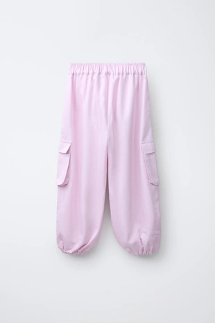 Брюки Barrel со сборками- Заказать в России