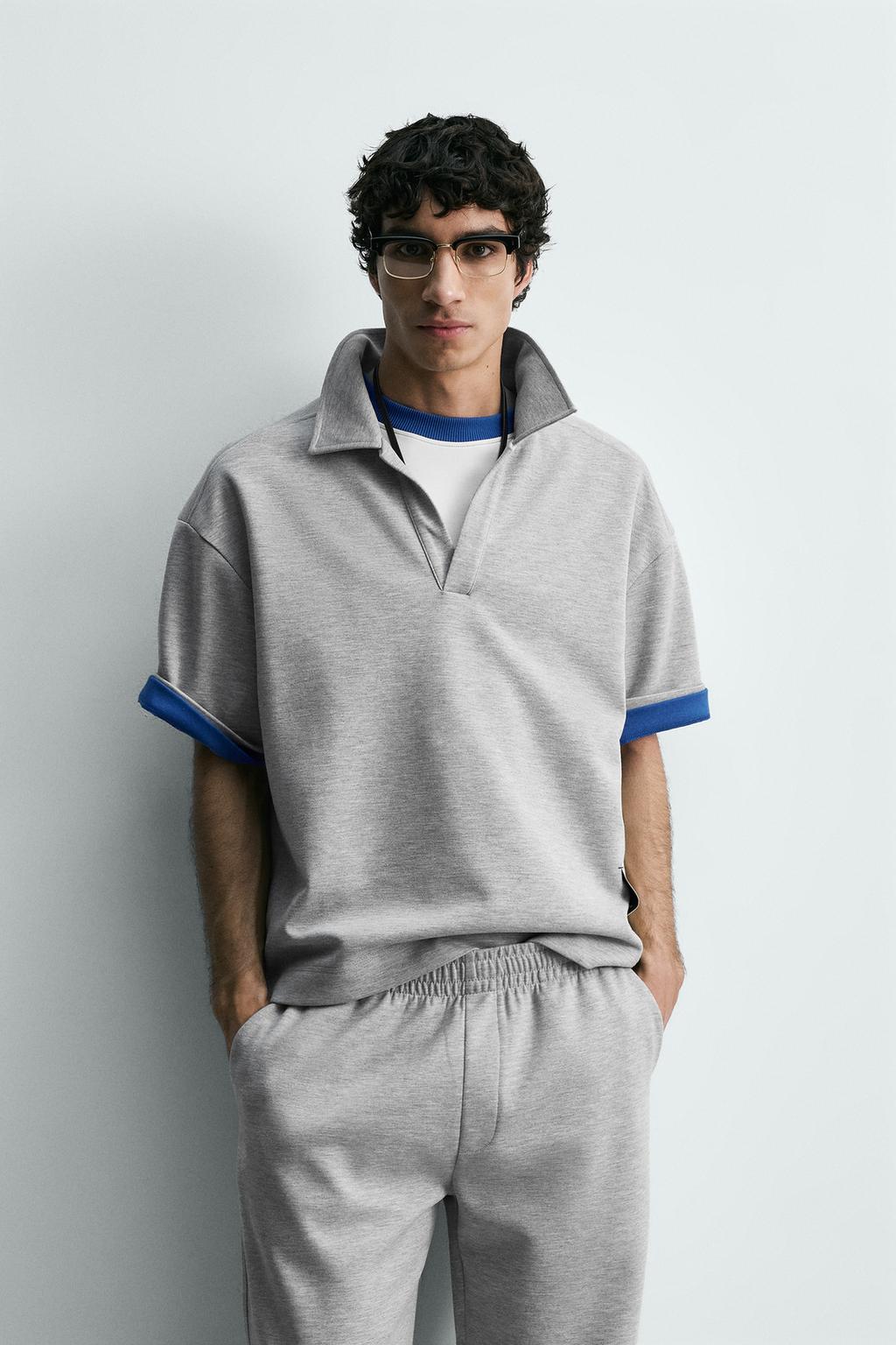 УКОРОЧЕННОЕ ПОЛО С ЭТИКЕТКОЙ