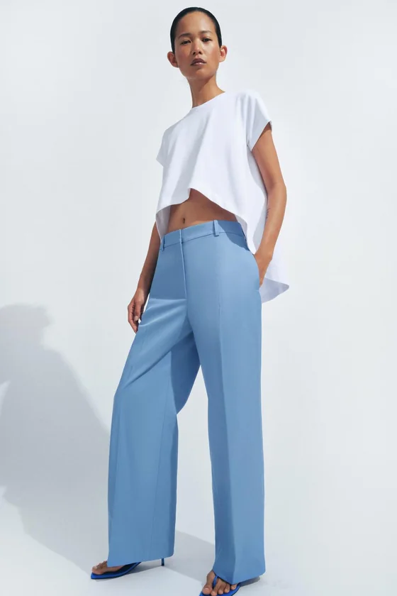 БРЮКИ прямого кроя — коллекция Zara «ZW»