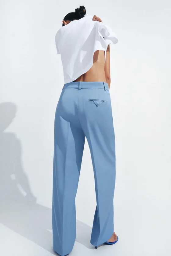 БРЮКИ прямого кроя — коллекция Zara «ZW»
