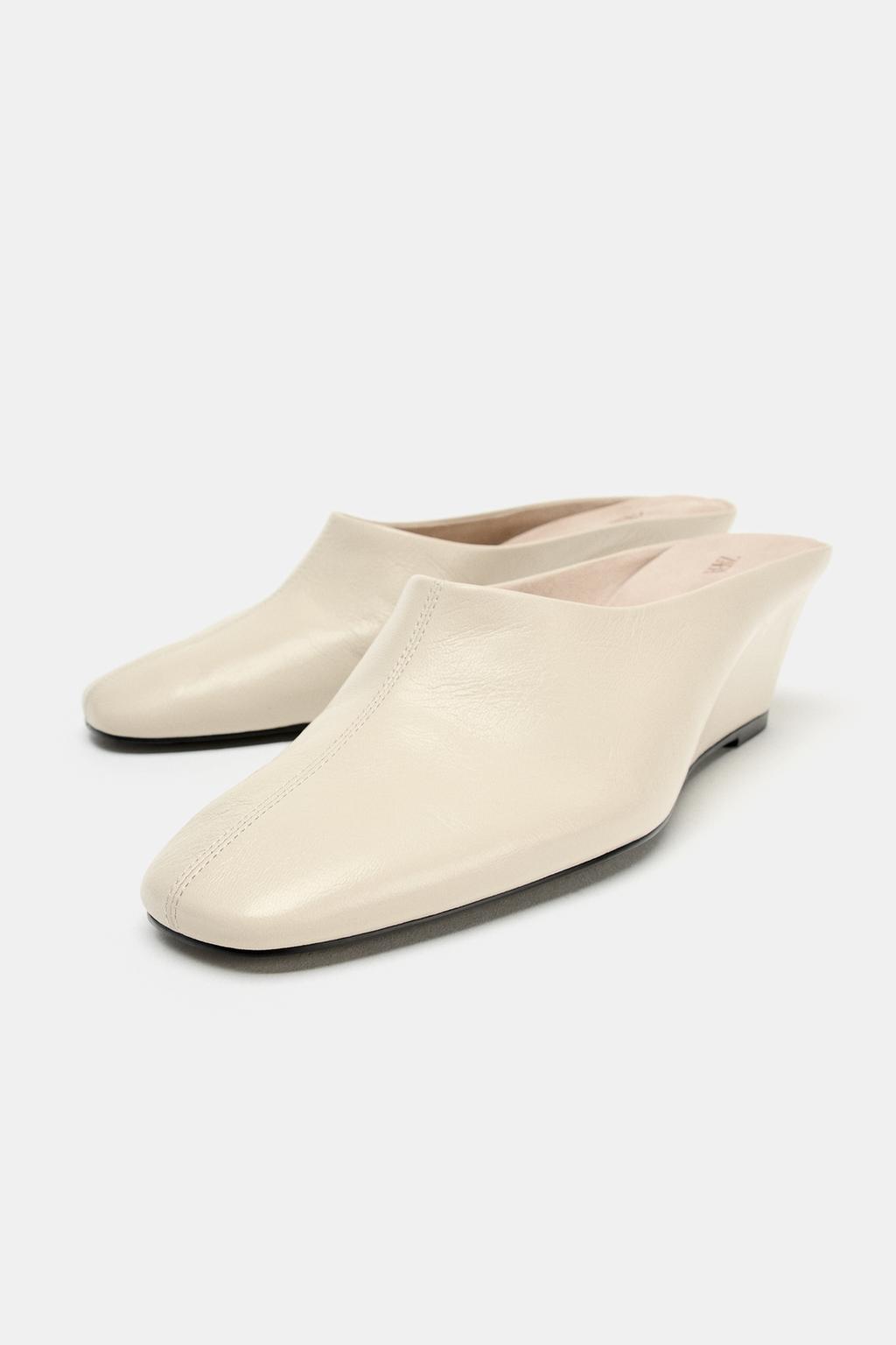 КОЖАНЫЕ МЮЛИ НА ТАНКЕТКЕ — LIMITED EDITION