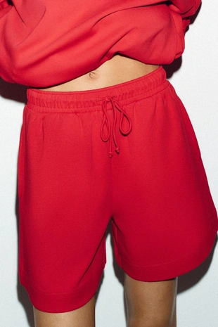 Шорты-бермуды на шнурках- Заказать в России