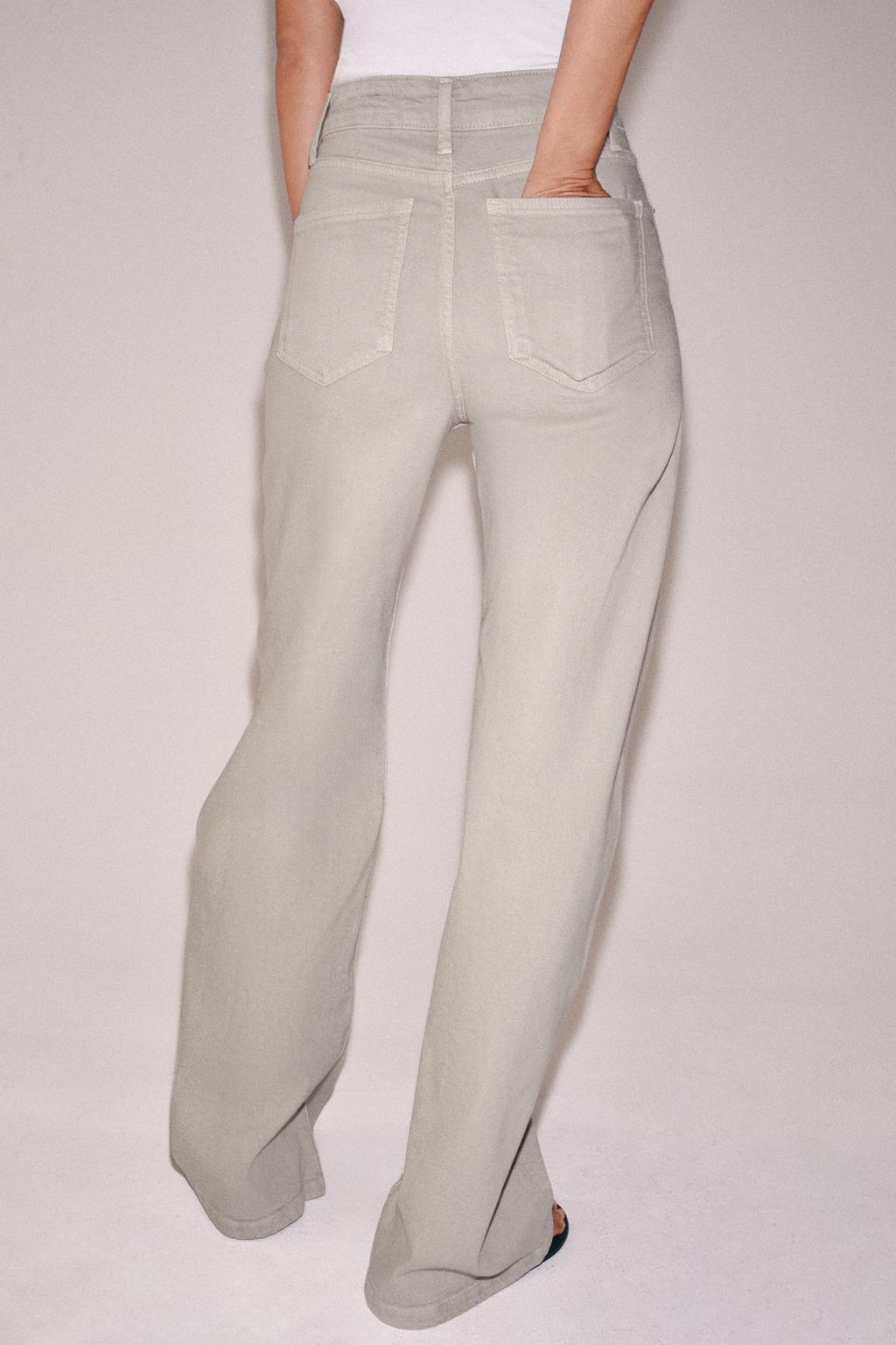 ДЖИНСЫ WIDE LEG С ВЫСОКОЙ ПОСАДКОЙ — ZW COLLECTION