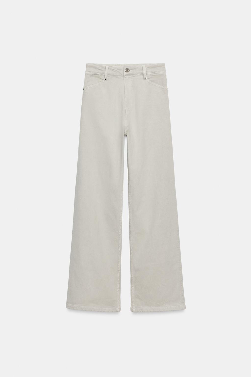 ДЖИНСЫ WIDE LEG С ВЫСОКОЙ ПОСАДКОЙ — ZW COLLECTION