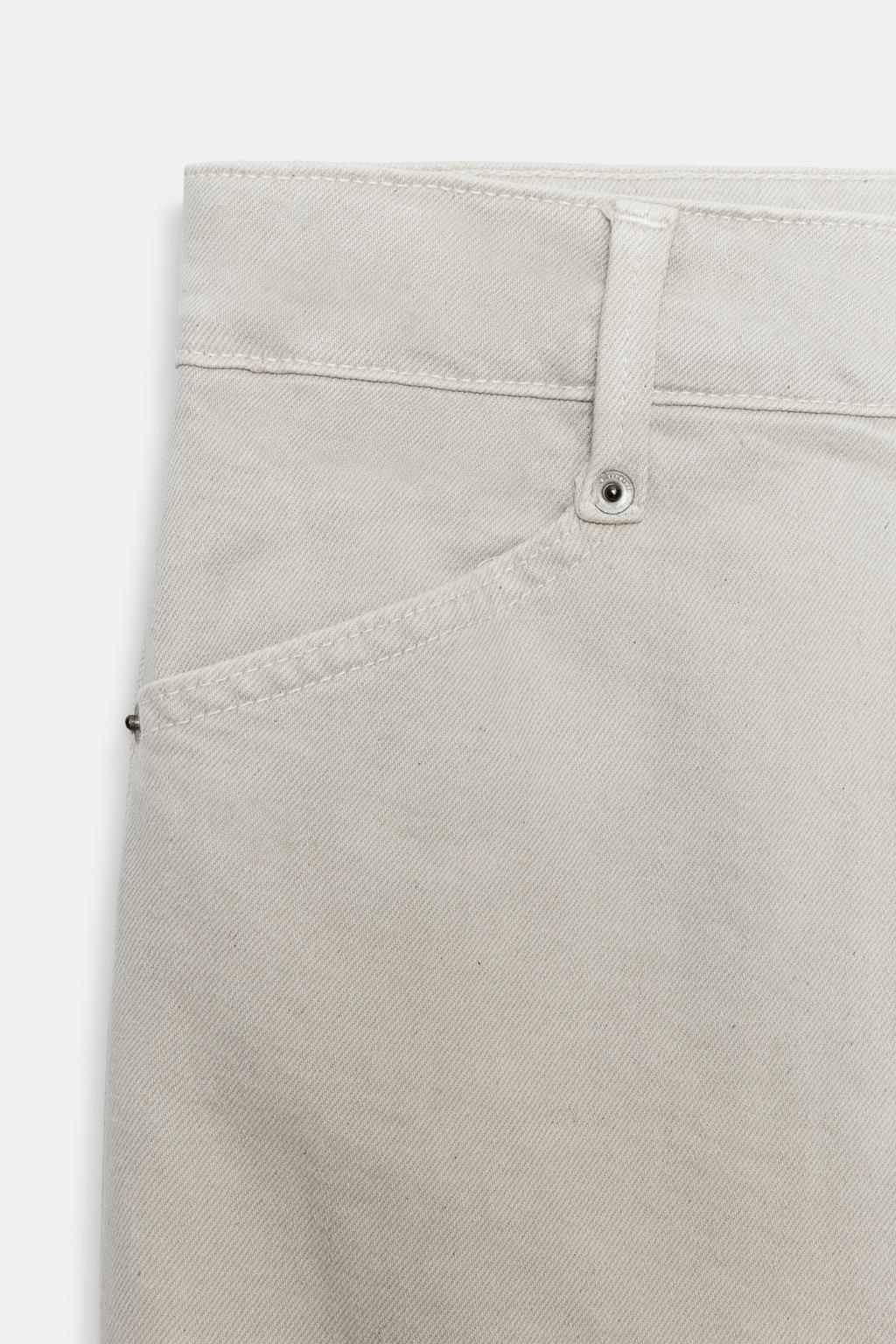 ДЖИНСЫ WIDE LEG С ВЫСОКОЙ ПОСАДКОЙ — ZW COLLECTION