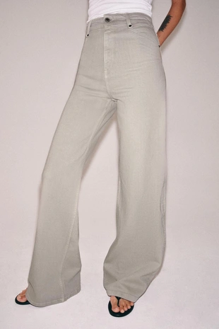 Джинсы Wide Leg с высокой посадкой — Zw Collection- Заказать в России