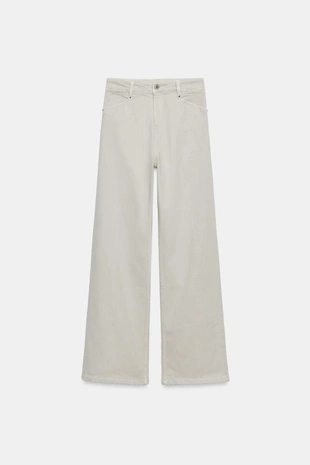 Джинсы Wide Leg с высокой посадкой — Zw Collection- Заказать в России