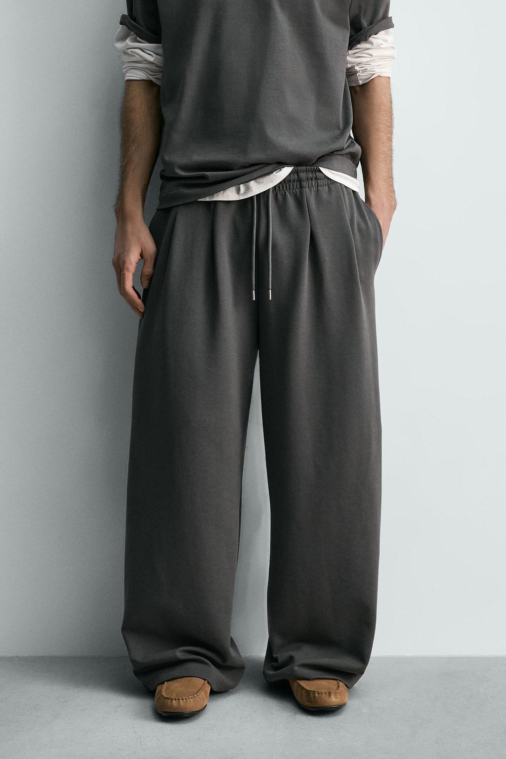 ДЖОГГЕРЫ WIDE FIT ИЗ ТКАНИ ИНТЕРЛОК