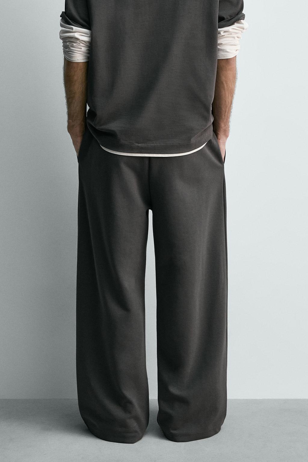 ДЖОГГЕРЫ WIDE FIT ИЗ ТКАНИ ИНТЕРЛОК