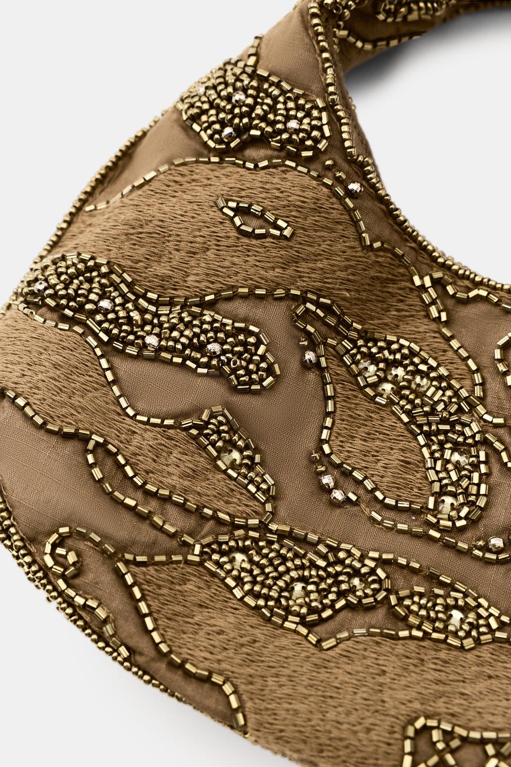 МИНИ-СУМКА С ВЫШИВКОЙ И БИСЕРОМ