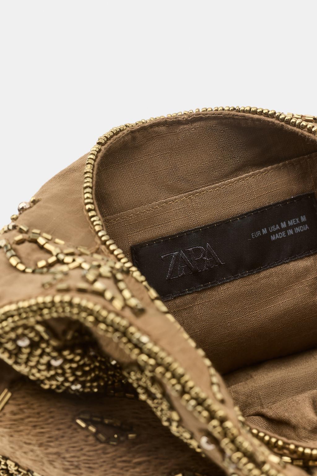 МИНИ-СУМКА С ВЫШИВКОЙ И БИСЕРОМ