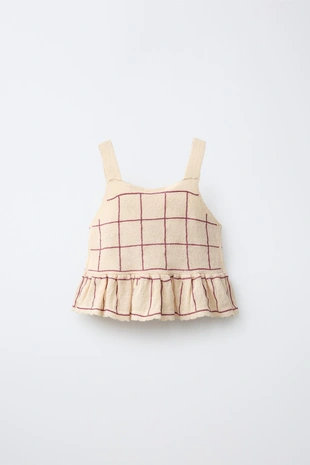 Трикотажный топ с цветочным принтом- Заказать в России