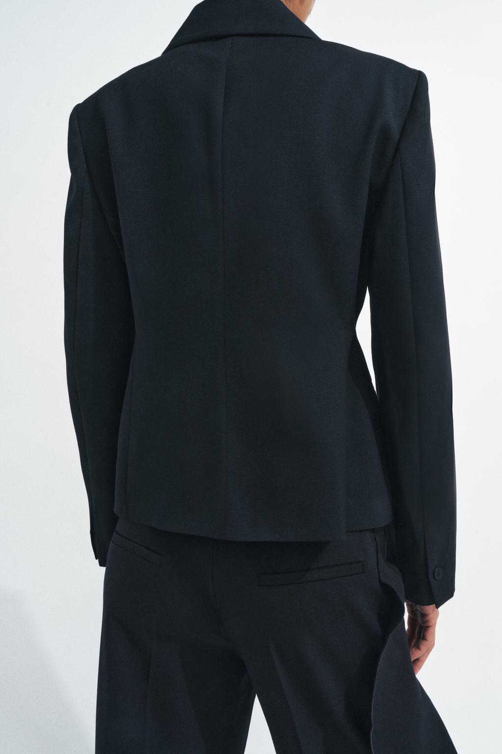 ПРИТАЛЕННЫЙ БЛЕЙЗЕР ИЗ СМЕСОВОЙ ШЕРСТИ — ZW COLLECTION