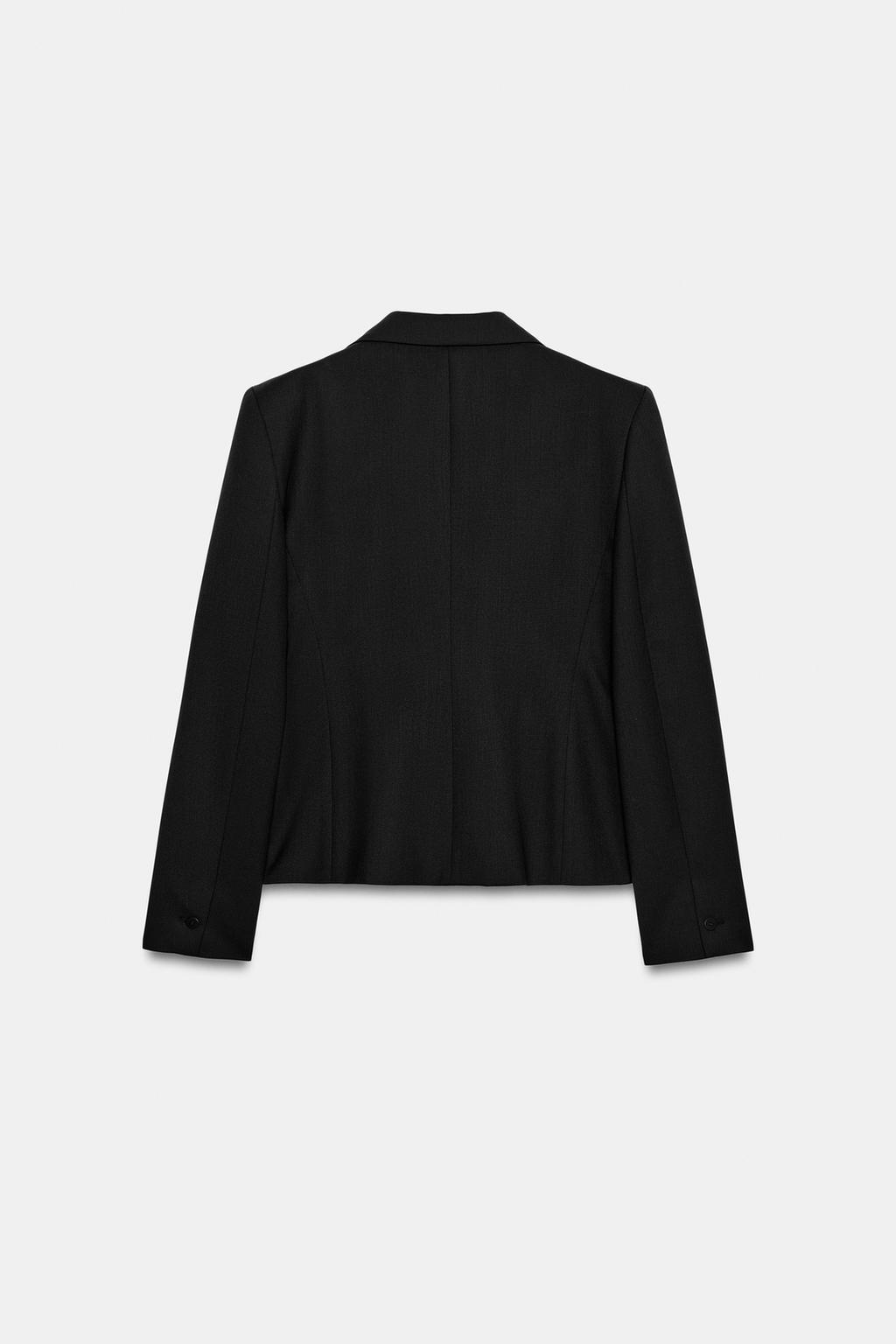 ПРИТАЛЕННЫЙ БЛЕЙЗЕР ИЗ СМЕСОВОЙ ШЕРСТИ — ZW COLLECTION