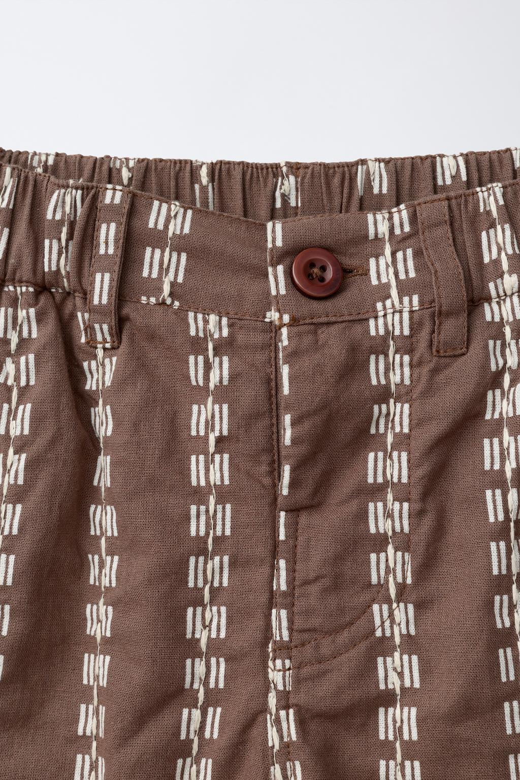 БРЮКИ BAGGY С ПРИНТОМ И ВЫШИВКОЙ